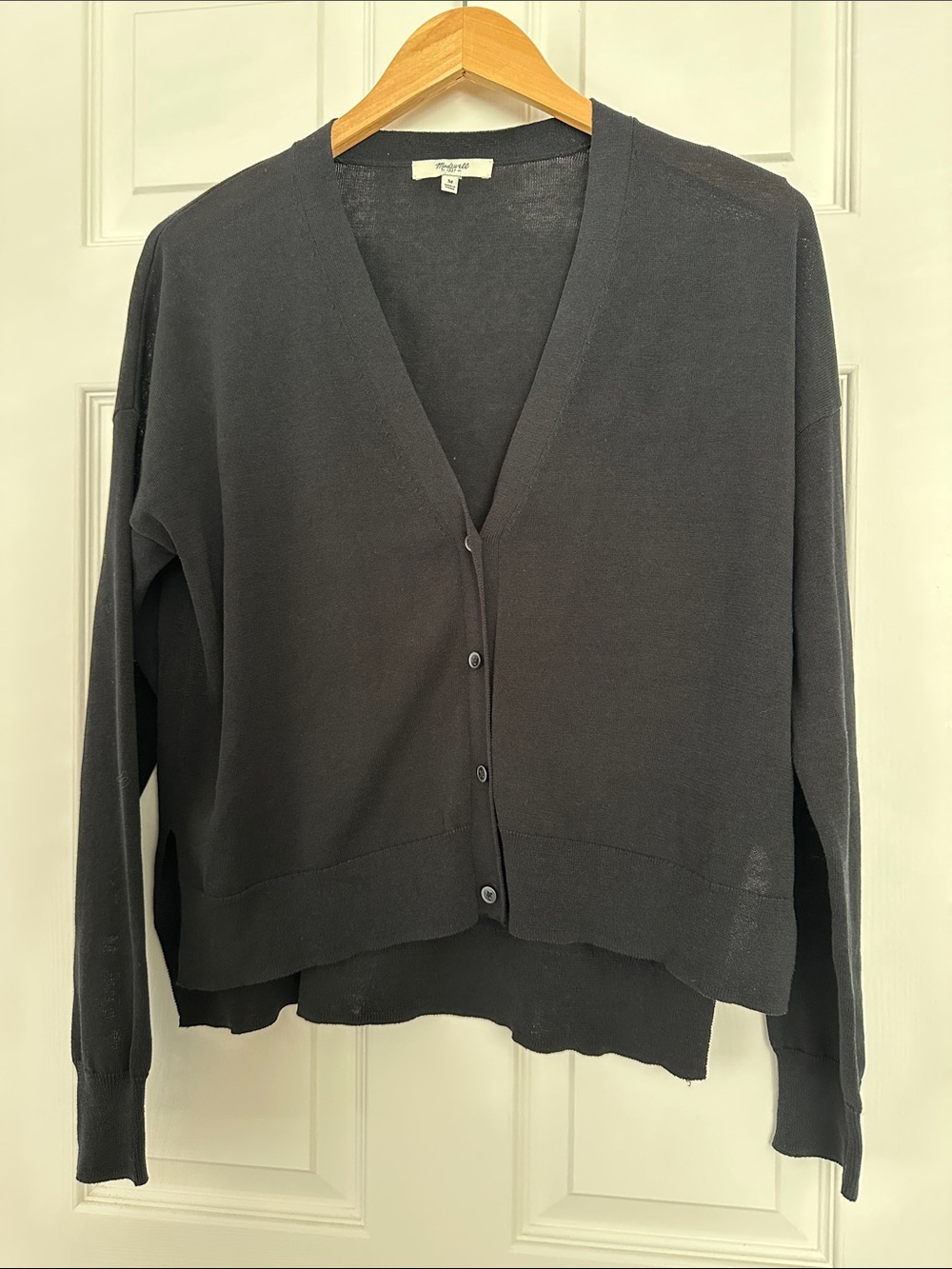 Madewell V-Neck Button Cardigan
